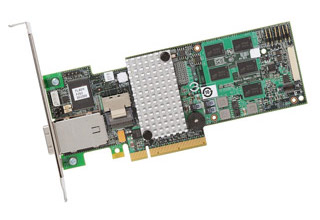 LSI00242 / 3ware PCIEx8(Gen2.0) SATA/SAS 6Gb/s 内部4/外部4ポートRAIDカード