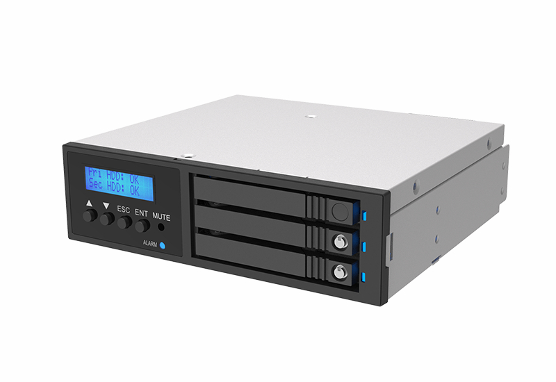 1 CD-ROM bay 3 x 2.5インチ HDD/SSD Internal RAID Storage