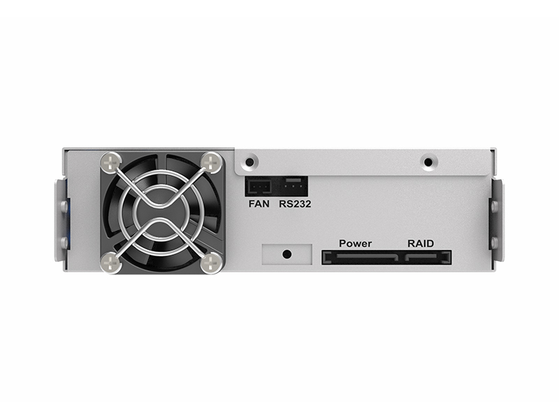 内蔵2Bay 2024 6G RAIDユニット Removable tray (9mm) LCD display、鍵付