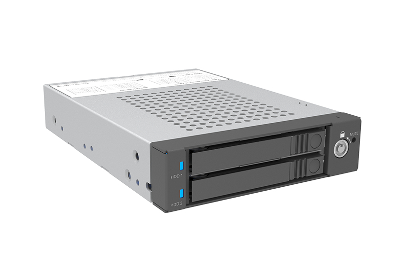 1 floppy bay 2 x 2.5インチ HDD/SSD Internal RAID Module