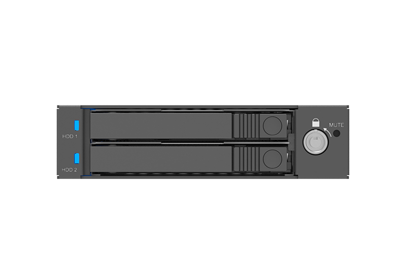 1 floppy bay 2 x 2.5インチ HDD/SSD Internal RAID Module