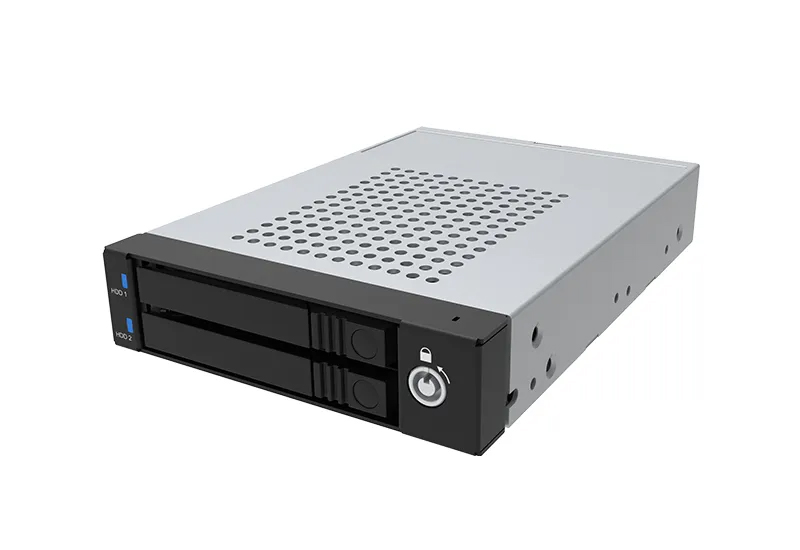 内蔵 2bay 6G JBOD Module two tray with one locker