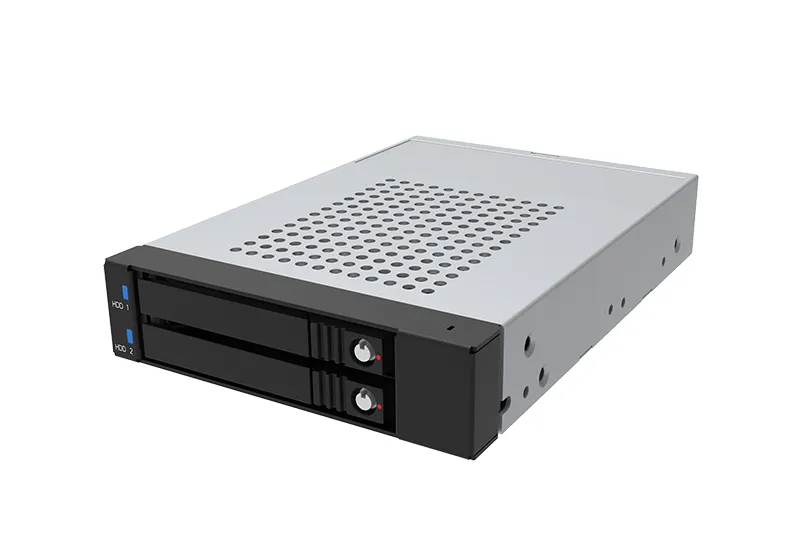 内蔵 2bay 2777 6G JBOD Module 2tray各自ロック付