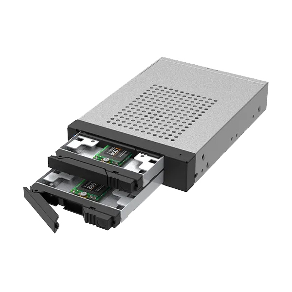 Internal 2bay 8776 6G JBOD Module with new metal tray + support M.2 SATA SSD