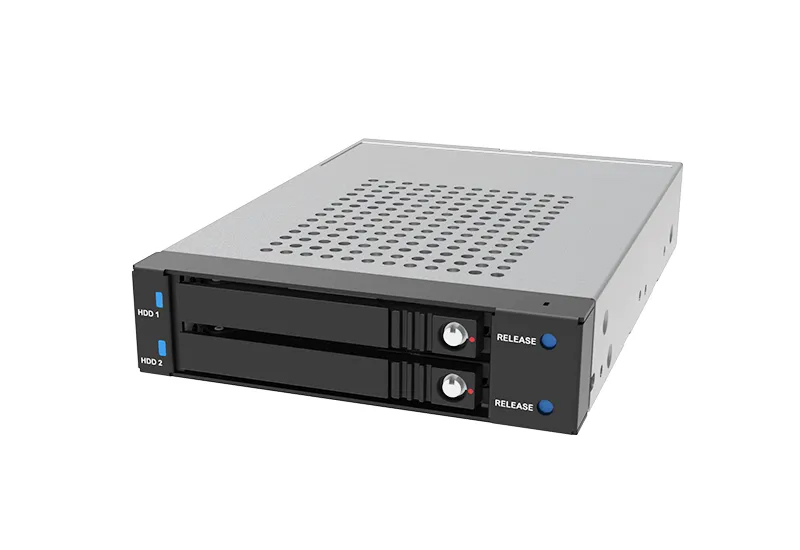 内蔵 2bay JBOD Module 2 x M.2/U.2 NVMe SSD対応 2 x SFF8643 PCIe Gen3 x 4