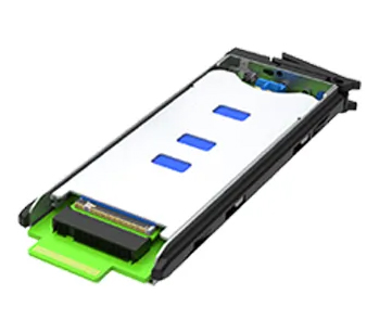 Compact M.2 NVMe Internal 3.5-inch Bay Module with MCIO Interface