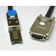 SFF-8088 Mini SAS-SFF-8470ネジ式変換マルチレーンケーブル(1m)