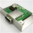 内部miniSAS to 外部miniSAS変換ブラケットx1PortSCSI-1パネル形状