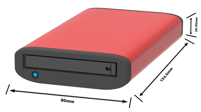 1 Bay USB3.2 Gen2 Type-C External Storage interface Selectable powered by USB Bus-power or DC input Disk hot-swappable (Red)