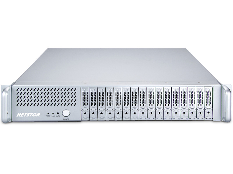 2U 16bay 2.5インチ Thunderbolt3 JBOD PCIe expansion付 460W Single PSU 2M cable 1本添付