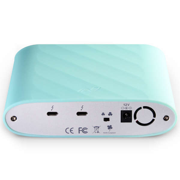 Thunderbolt3 to NVMe JBOD 65W 電源アダプター Thunderbolt 0.5M ケーブル 1本添付