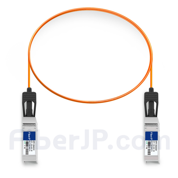 FiberJP.com 1m(3ft) 汎用互換 10G SFP+アクティブオプティカルケーブル(AOC)