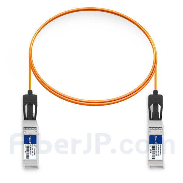 FiberJP.com 2m(7ft) 汎用互換 10G SFP+アクティブオプティカルケーブル(AOC)