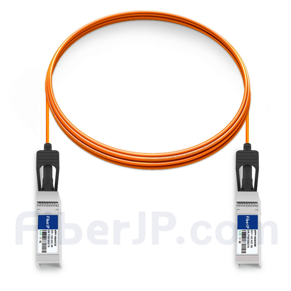 FiberJP.com 5m(16ft) 汎用互換 10G SFP+アクティブオプティカルケーブル(AOC)