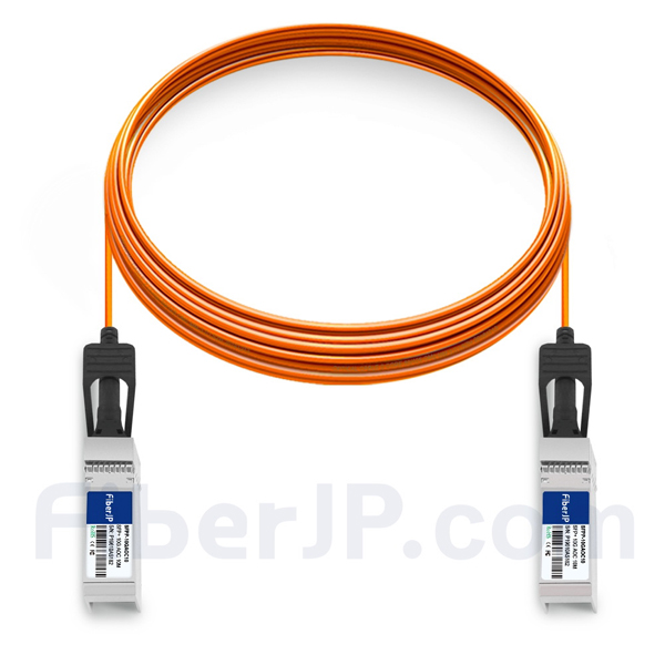 FiberJP.com 10m(33ft) 汎用互換 10G SFP+アクティブオプティカルケーブル(AOC)