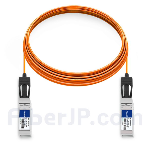 FiberJP.com 15m(33ft) 汎用互換 10G SFP+アクティブオプティカルケーブル(AOC)