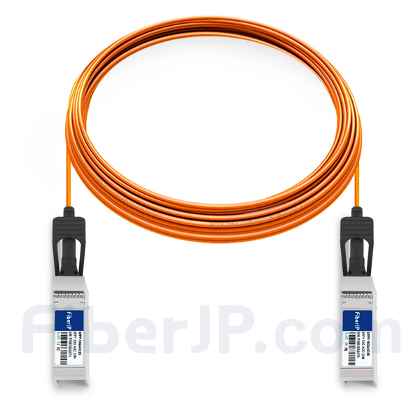 FiberJP.com 25m(33ft) 汎用互換 10G SFP+アクティブオプティカルケーブル(AOC)