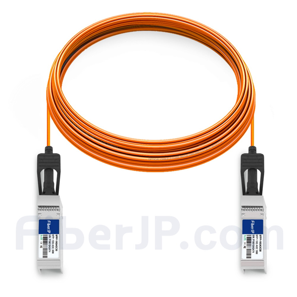 FiberJP.com 30m(33ft) 汎用互換 10G SFP+アクティブオプティカルケーブル(AOC)