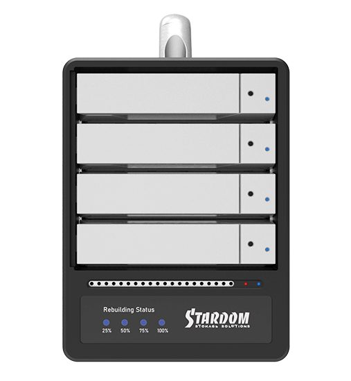 4-Bay USB-C Hardware RAID Storage