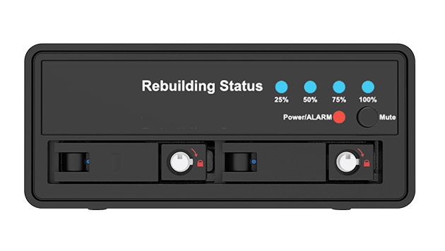 2 Bay UR2M-B32 M.2 NVMe SSD RAID外付Storage M.2 SSD