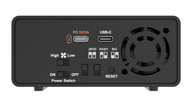 2 Bay UR2M-B32 M.2 NVMe SSD RAID外付Storage M.2 SSD