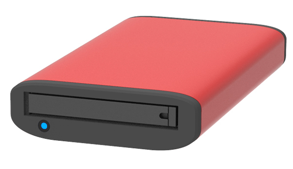 1 Bay USB3.2 Gen2 Type-C Storage Red interface Support M.2 SATA SSD