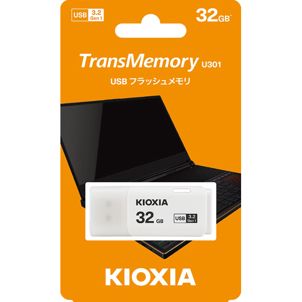 USBフラッシュメモリ TransMemory U301 ホワイト 32GB