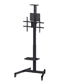 モニタースタンド（キャスター付き）L クロ