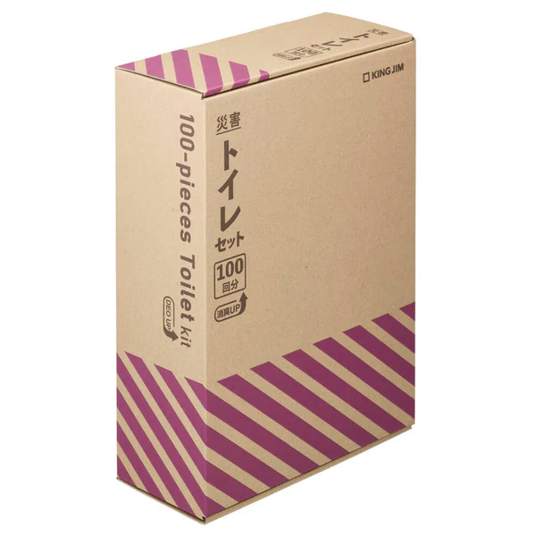 災害トイレセット 消臭力UP（100回分）