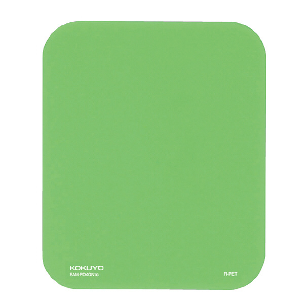 マウスパッド (再生PETタイプ) クリアグリーン