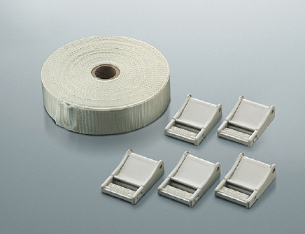耐震ベルト バックル5個セット ベルト25mm×10m付き