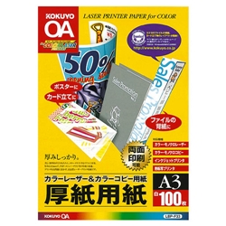 カラーLBP&PPC用厚紙用紙 A3 100枚入
