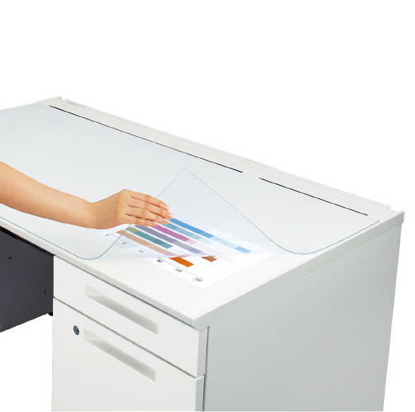 デスクマット軟質（再生オレフィン透明）S マット外寸法1582・596