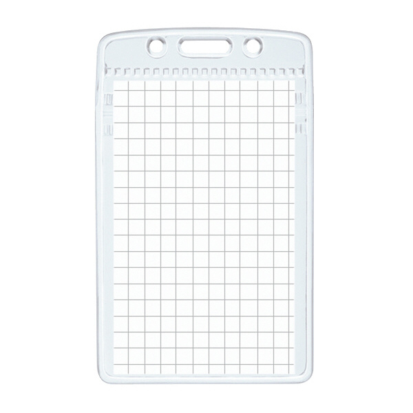 名札用ソフトケース 名刺IDサイズ チャックタテ10個