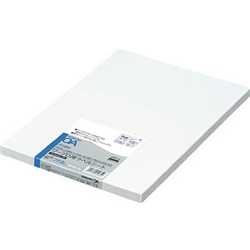 ワープロ用フィルムラベル A4 ノーカット 透明 ツヤ消し 50枚