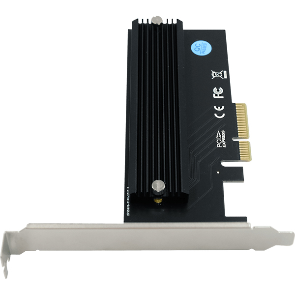 M.2 NVMe SSD増設 SSD用ヒートシンク付きインターフェイス M.2H-PCIE