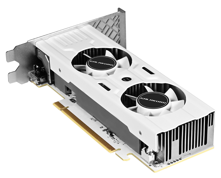 NVIDIA GeForce RTX3050 GDDR6 6GBメモリ搭載 グラフィックボード 1年保証 GK-RTX3050-E6GB/WHITE/LP