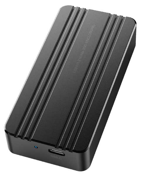 超高速次世代USB4(Gen3x2)接続 M.2 NVMe SSDケース 1年保証 GWM.2AM-U4CC