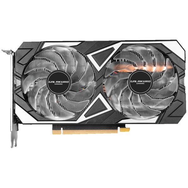玄人志向 GALAKURO GAMING NVIDIA GeForce RTX 3050 デュアルファン 搭載 グラフィックボード　GG-RTX3050-E6GB/EX/DF
