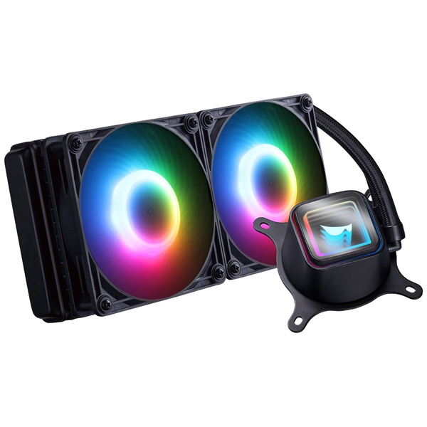 玄人志向 簡易水冷CPUクーラー AIOWC/V2シリーズ 240mm LED有り KURO-AIOWC240L/V2