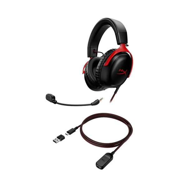 HyperX Cloud III Gaming Headset - Red