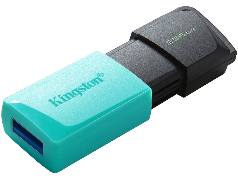 256GB USB3.2 Gen1 DataTraveler Exodia M (Black + Teal)