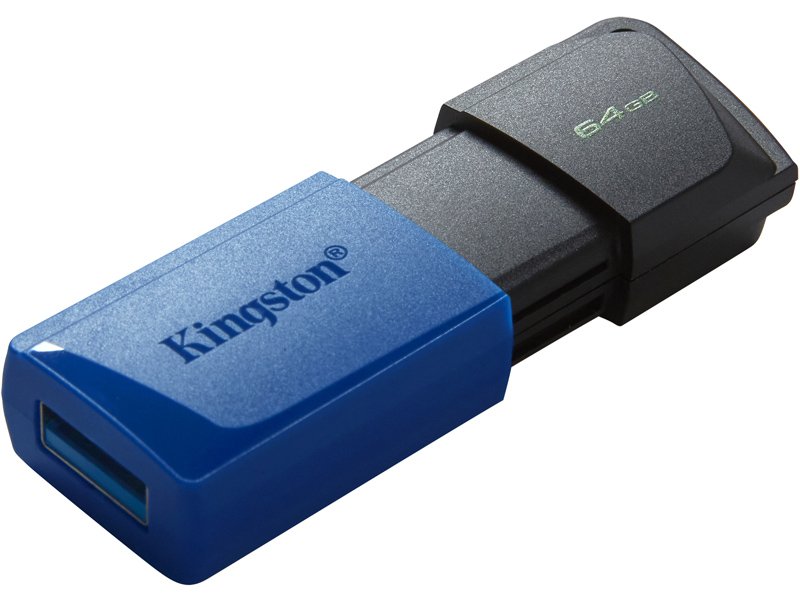 64GB USB3.2 Gen 1 DataTraveler Exodia M (Black + Blue)