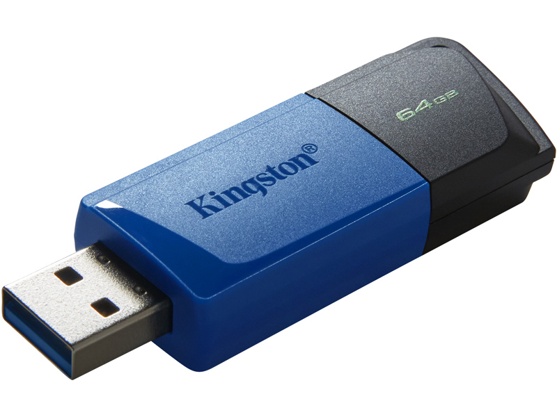 64GB USB3.2 Gen 1 DataTraveler Exodia M (Black + Blue)