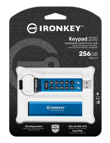 IronKey Keypad 200 USB3.2 Gen1 256GB