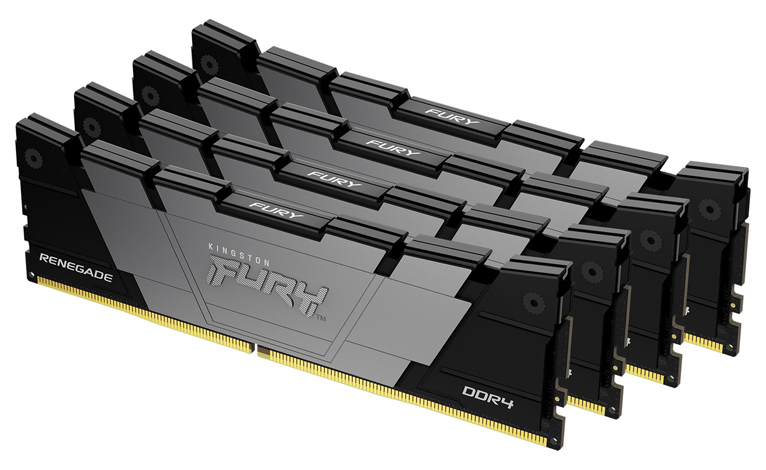 128GB DDR4 3600MT/s CL18 DIMM (Kit of 4) FURY Renegade Black