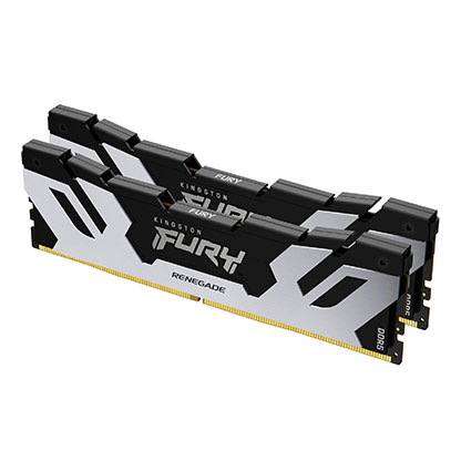 96GB DDR5 6000MT/s CL32 DIMM (Kit of 2) FURY Renegade Silver XMP