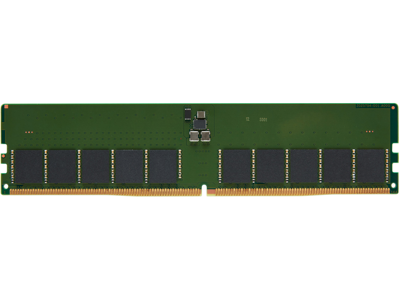 32GB DDR5 4800MHz ECC CL40 2RX8 1.1V DIMM 288-pin 16Gbit PC5-38400