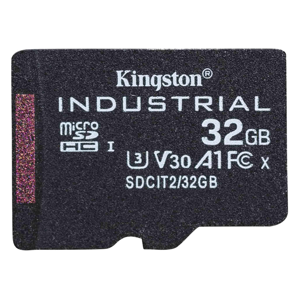 32GB microSDHC UHS-I Class 10 産業グレード温度対応カード SDアダプター無し