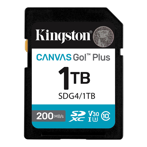 1TB SDXCカード Canvas Go! Plus Class 10 UHS-I U3 最大200MB/秒読取